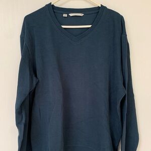 Cutter & Buck Navy Blue Men's V-Neck Sweater